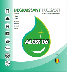 etiquette alox 06 degraissant puissant